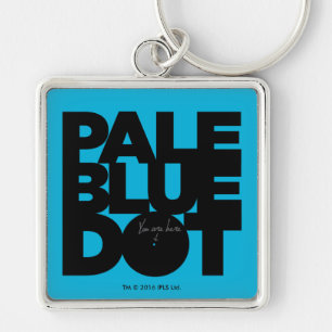 Pale Blue Key Ring