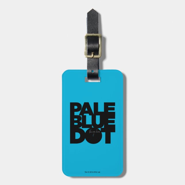 Pale Blue Luggage Tag (Front Vertical)