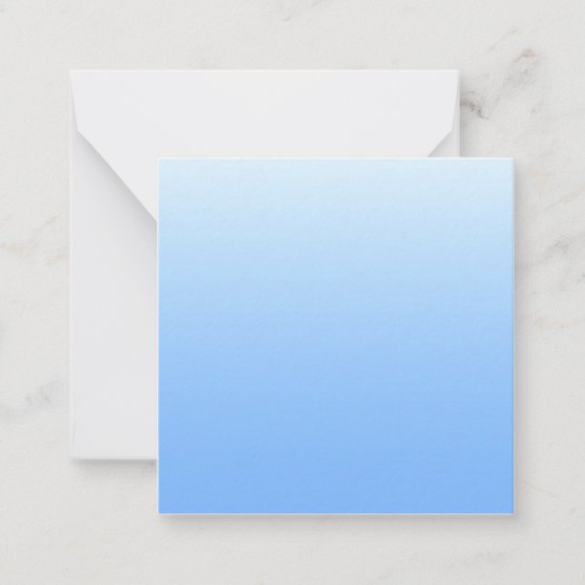 Pale blue ombre background card (Front)