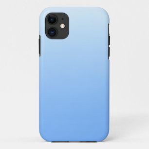 Pale blue ombre background Case-Mate iPhone case