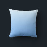 Pale blue ombre background cushion<br><div class="desc">A pale blue ombre background.</div>