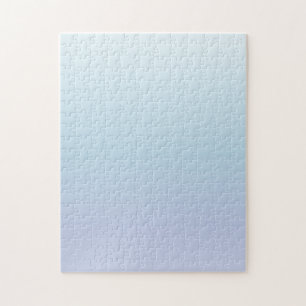 Pale Blue Pastel Gradient Jigsaw Puzzle