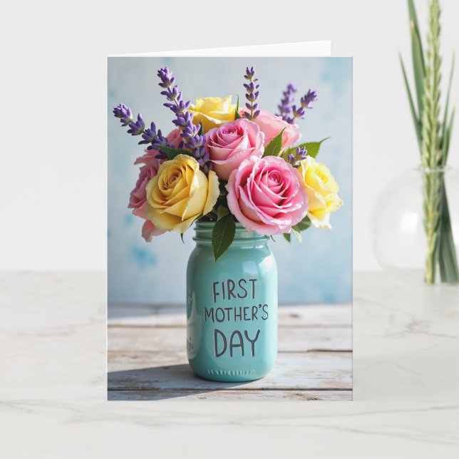 Pale Blue Pattern Card (Front)