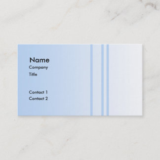 Pale Blue Simple Elegant Design. Business Card