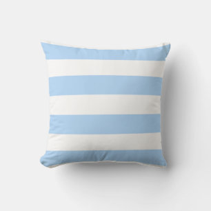 Pale Blue Striped Cushion