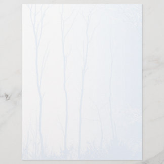 Pale Blue Tree Paper