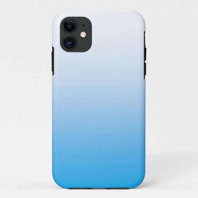 Pale Blue Two Tone Case-Mate iPhone Case (Back)
