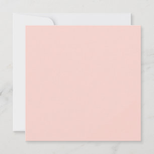 Pale Blush Pink Solid Colour Card