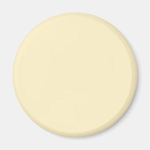 Pale Buttercup Yellow Solid Colour Magnet