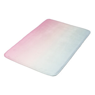 Pale colorful gradient background bath mat