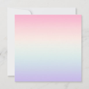 Pale colourful gradient background card