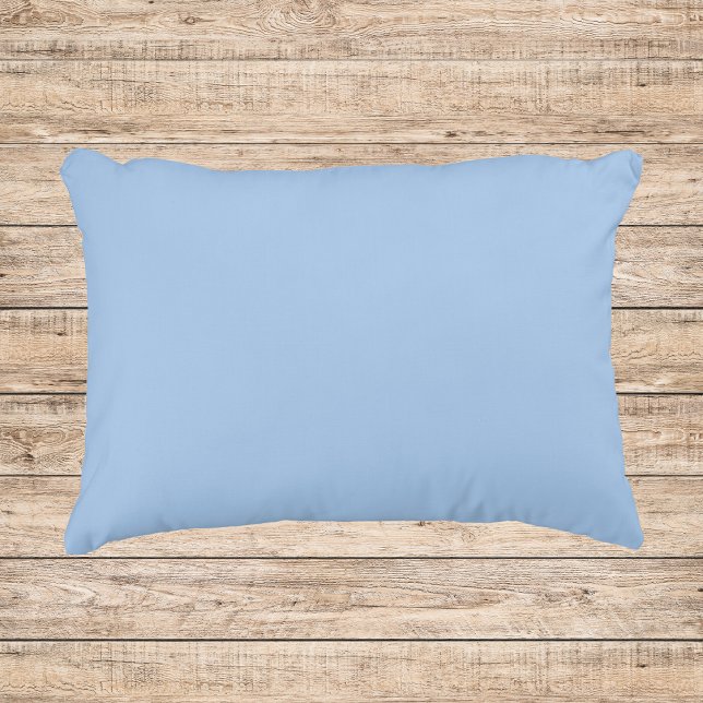 Pale Cornflower Blue Solid Colour Decorative Cushion (Creator Uploaded)