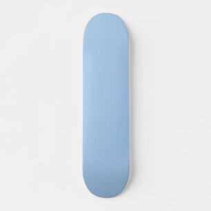 Pale Cornflower Blue Solid Colour Skateboard