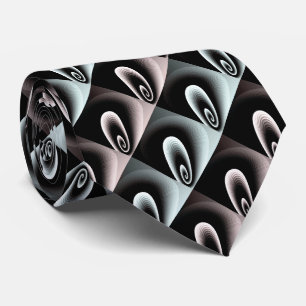 Pale Cyan Blue & Red Burgundy COOL Modern Pattern Tie