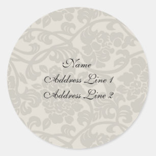 Pale Damask Address Labels