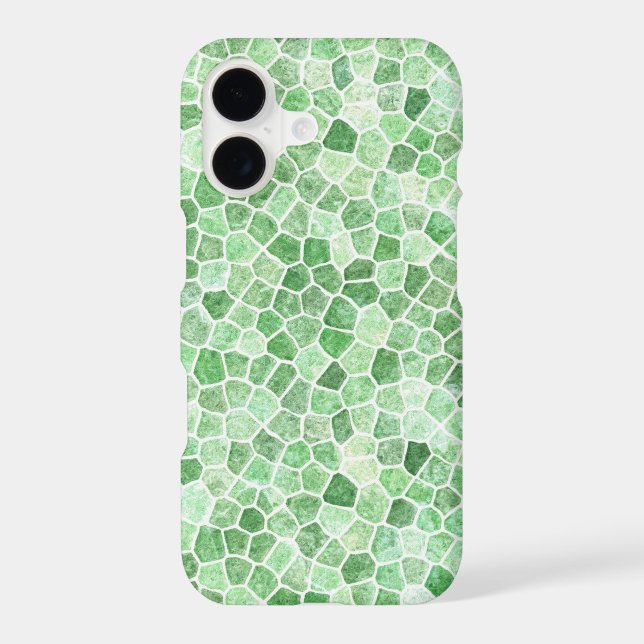 Pale Emerald and Pistachio Cobbled Patchwork (Back)