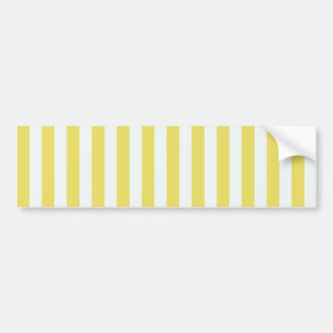 Pale Gold and White Stripes by Shirley Taylor Bumper Sticker