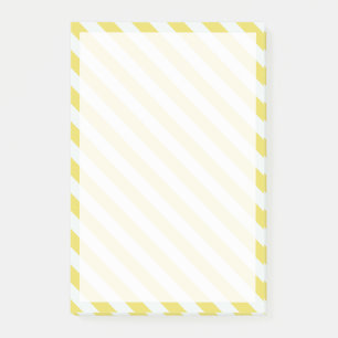 Pale Gold and White Stripes by Shirley Taylor Post-it Notes
