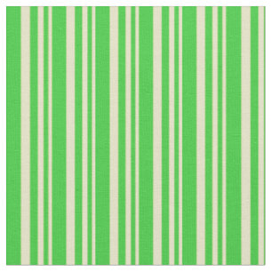 Pale Goldenrod & Lime Green Coloured Lines Fabric