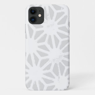 Pale gray geometric pattern Case-Mate iPhone case