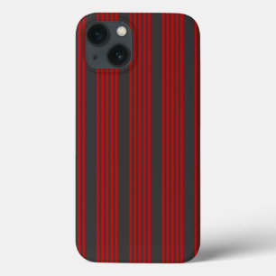 Pale green and beige five stripes pattern Case-Mat iPhone 13 Case