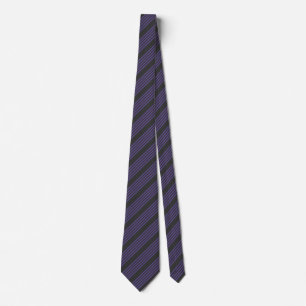 Pale green and beige five stripes pattern tie