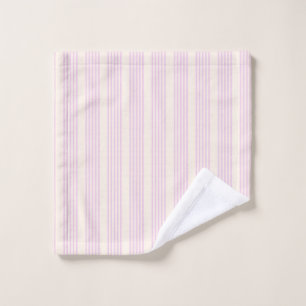 Pale green and beige five stripes pattern wash clo cloth