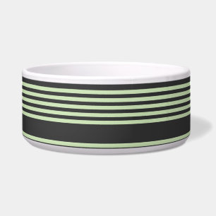 Pale green and charcoal five stripes pattern