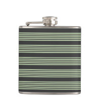 Pale green and charcoal five stripes pattern