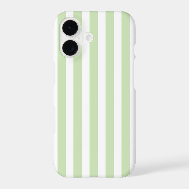 Pale green and white candy stripes (Back)