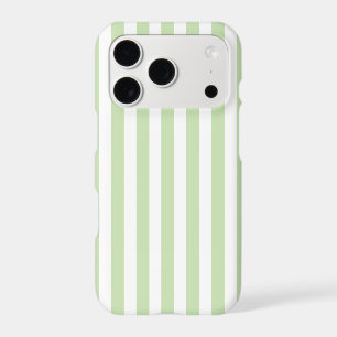 Pale green and white candy stripes