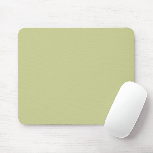 Pale Green Solid Colour Mouse Pad (With Mouse)