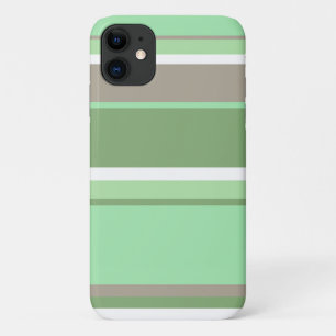Pale green stripes Case-Mate iPhone case