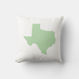 Pale Green Texas Cushion