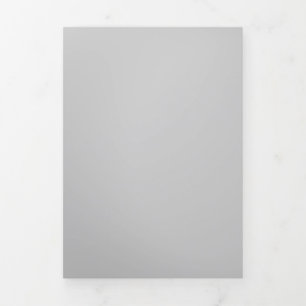 Pale Grey Geometric Pattern - Summer Decor Tri-Fold Invitation