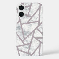 Pale grey mosaic pattern
