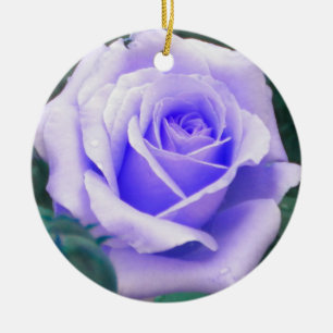 Pale Lavender Rose Ornament