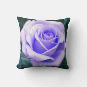 Pale Lavender Rose Throw Pillow