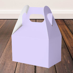 Pale Lavender Solid Colour Favour Box