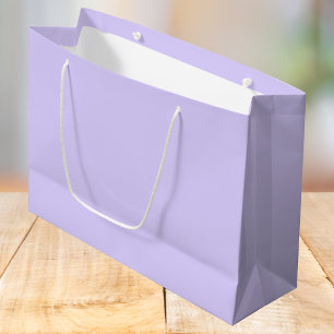 Pale Lavender Solid Colour Large Gift Bag