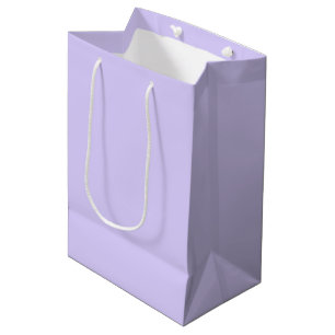Pale Lavender Solid Colour Medium Gift Bag