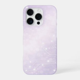 Pale lilac and pearl gray AI art  iPhone 16 Pro Case