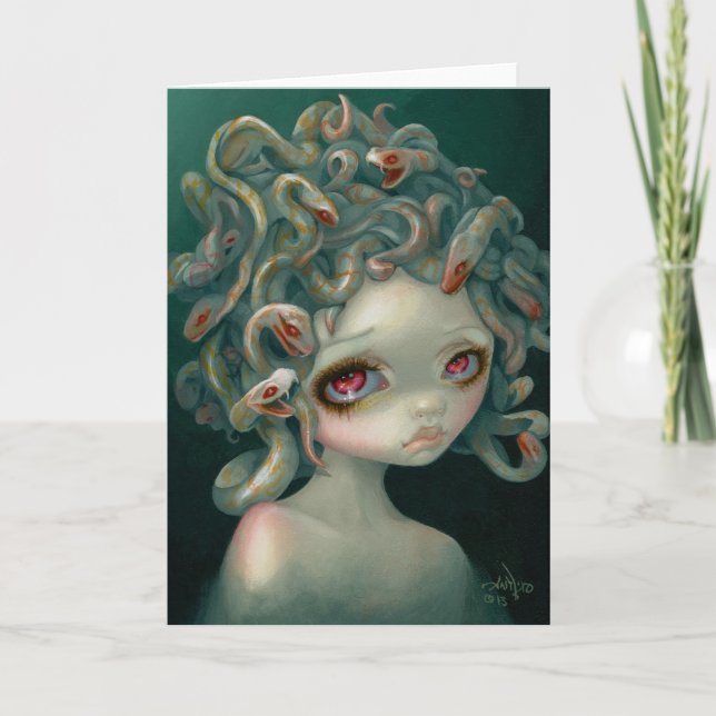 "Pale Medusa" Greeting Card (Front)