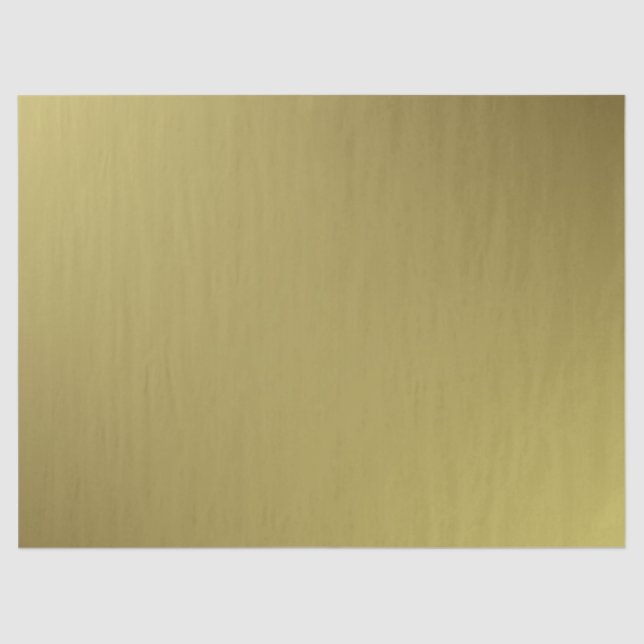 Pale Metallic Gold Tissue Paper (Front)
