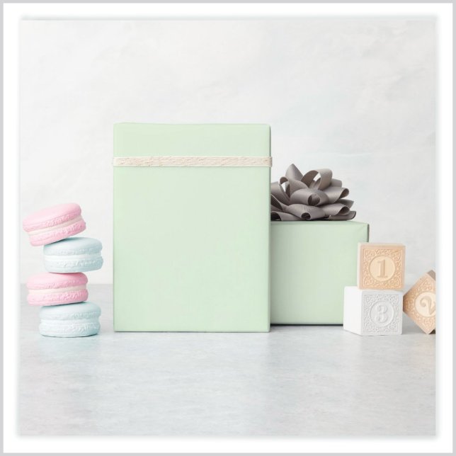 Pale Milky Jade Green Wrapping Paper (Creator Uploaded)