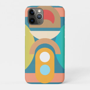 Pale Minimalist Abstract Geometric Shapes  Case-Mate iPhone Case