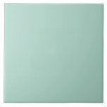 Pale Pastel Green Ceramic Tile. Tile<br><div class="desc">This ceramic tile is more of a blue green color and in color terms is a cool color. I definitely think this is a lovely shade of green and a very relaxing color. The tiles are 6 inch square and 4.25 inch square. Perfect for a bathroom or shower room.</div>