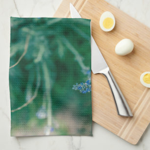 Pale Pastel Purple Lavender Flower Décor Tea Towel