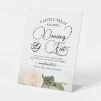 Pale Peach Rose Dancing Feet Flip Flop Wedding