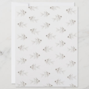 Pale Pearl Gray Pajama Cardinalfish Watercolor